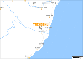 map of Ta-cho-shui