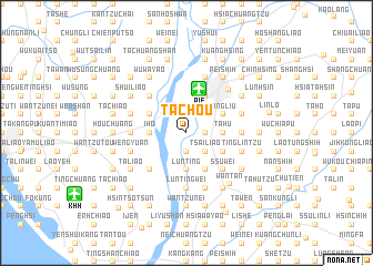map of Ta-chou