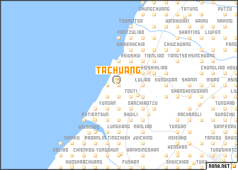 map of Ta-chuang