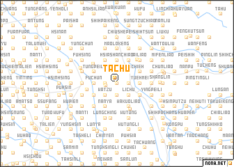 map of Ta-chu