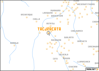 map of Tacjracata