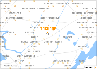 map of Tåckarp