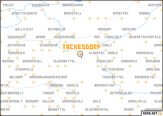 map of Tackesdorf