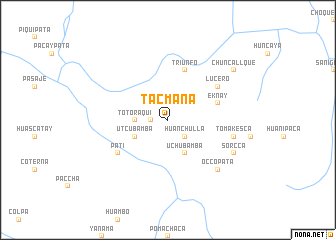map of Tacmana