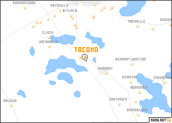 map of Tacoma