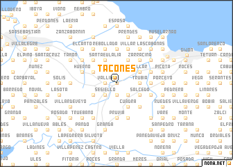 map of Tacones