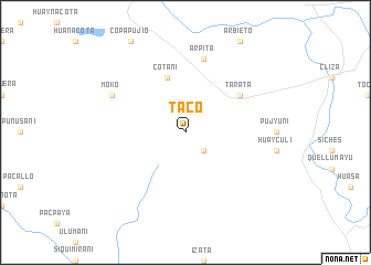 map of Taco