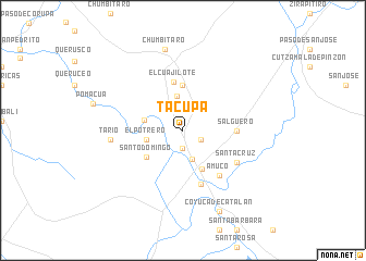 map of Tacupa