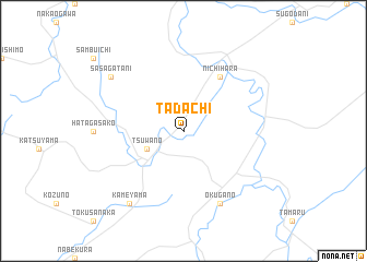 map of Tadachi