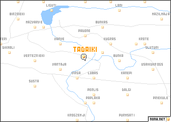 map of Tadaiķi