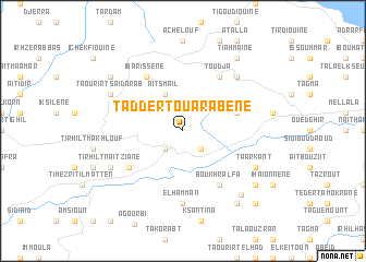 map of Taddert Ou Arabene