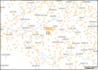 map of Tadići