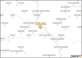 map of Tadjel