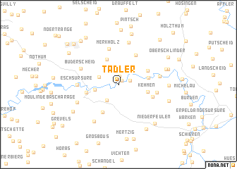 map of Tadler