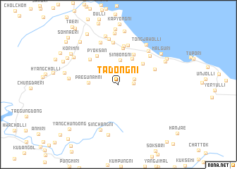 map of Tadong-ni