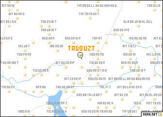 map of Tadouzt