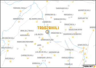 map of Tādozai Kili