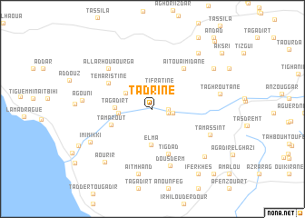 map of Tadrine