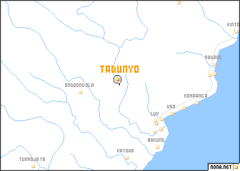 map of Tadunyo