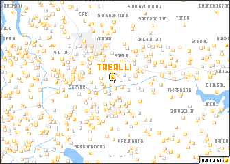 map of T\