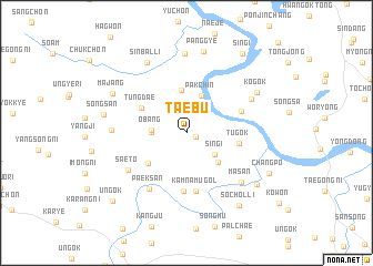 map of T\