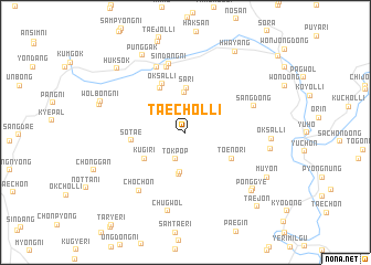 map of Taech\