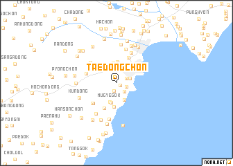 map of Taedong-ch\