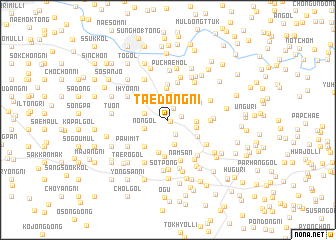 map of Taedong-ni