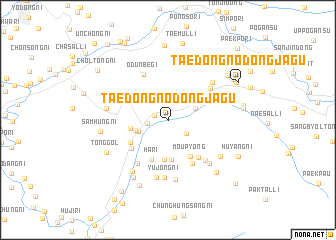 map of Taedong-nodongjagu