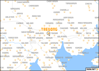 map of Tae-dong