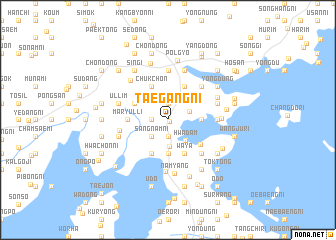 map of Taegang-ni