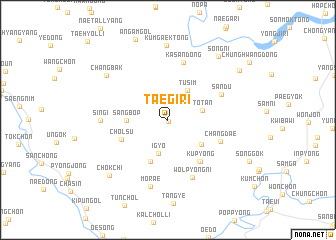 map of Taegi-ri