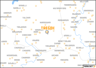 map of Taegok