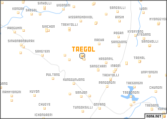 map of Tae-gol