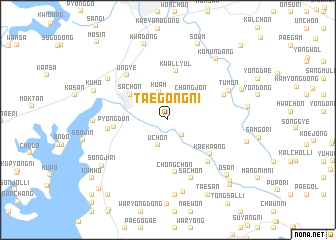 map of Taegong-ni