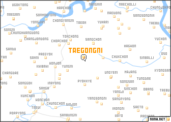 map of Taegong-ni