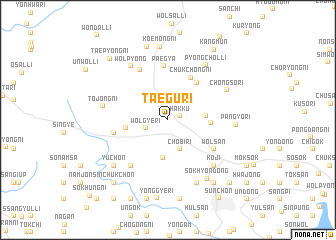 map of Taegu-ri