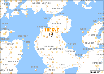 map of Taegye