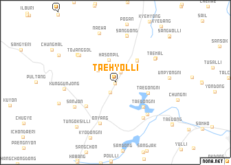 map of Taehyŏl-li