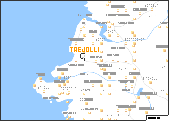 map of Taejŏl-li