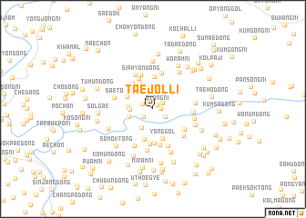 map of Taejŏl-li