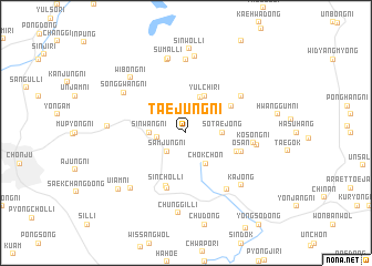 map of Taejung-ni