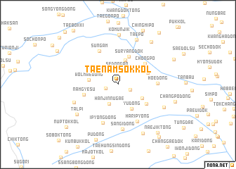 map of Taenamsŏk-kol