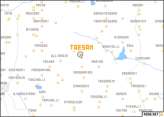 map of Taesam