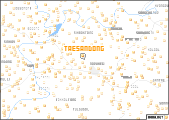 map of Taesan-dong