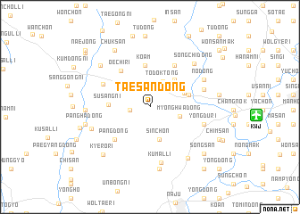 map of Taesan-dong