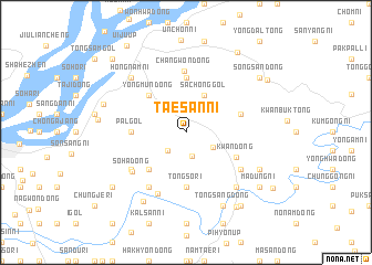 map of Taesan-ni