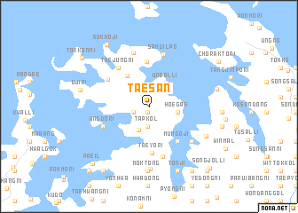 map of Taesan