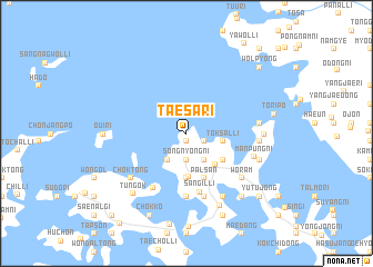 map of Taesa-ri