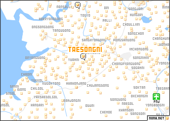 map of Taesong-ni